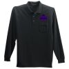 Long Sleeve Polo with Pocket Thumbnail