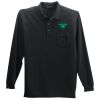 Long Sleeve Polo with Pocket Thumbnail