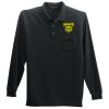 Long Sleeve Polo with Pocket Thumbnail