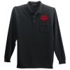 Long Sleeve Polo with Pocket Thumbnail