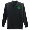 Long Sleeve Polo with Pocket Thumbnail