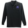 Long Sleeve Polo with Pocket Thumbnail