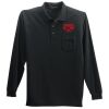 Long Sleeve Polo with Pocket Thumbnail