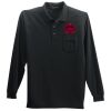 Long Sleeve Polo with Pocket Thumbnail