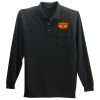Long Sleeve Polo with Pocket Thumbnail