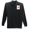 Long Sleeve Polo with Pocket Thumbnail