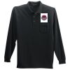 Long Sleeve Polo with Pocket Thumbnail