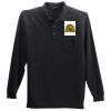 Long Sleeve Polo with Pocket Thumbnail