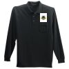 Long Sleeve Polo with Pocket Thumbnail