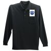 Long Sleeve Polo with Pocket Thumbnail