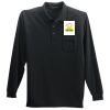 Long Sleeve Polo with Pocket Thumbnail