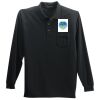 Long Sleeve Polo with Pocket Thumbnail