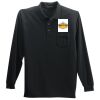 Long Sleeve Polo with Pocket Thumbnail