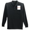 Long Sleeve Polo with Pocket Thumbnail