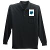 Long Sleeve Polo with Pocket Thumbnail