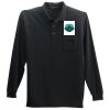 Long Sleeve Polo with Pocket Thumbnail