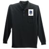Long Sleeve Polo with Pocket Thumbnail