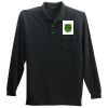 Long Sleeve Polo with Pocket Thumbnail