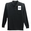 Long Sleeve Polo with Pocket Thumbnail