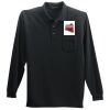 Long Sleeve Polo with Pocket Thumbnail