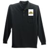 Long Sleeve Polo with Pocket Thumbnail