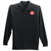 Long Sleeve Polo with Pocket Thumbnail