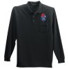 Long Sleeve Polo with Pocket Thumbnail