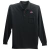 Long Sleeve Polo with Pocket Thumbnail