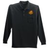 Long Sleeve Polo with Pocket Thumbnail
