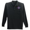 Long Sleeve Polo with Pocket Thumbnail