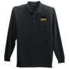 Long Sleeve Polo with Pocket Thumbnail