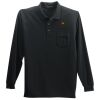 Long Sleeve Polo with Pocket Thumbnail