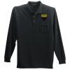 Long Sleeve Polo with Pocket Thumbnail