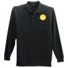 Long Sleeve Polo with Pocket Thumbnail