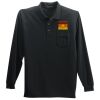 Long Sleeve Polo with Pocket Thumbnail