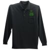 Long Sleeve Polo with Pocket Thumbnail