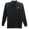Long Sleeve Polo with Pocket Thumbnail