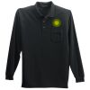 Long Sleeve Polo with Pocket Thumbnail