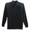 Long Sleeve Polo with Pocket Thumbnail
