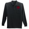 Long Sleeve Polo with Pocket Thumbnail