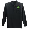 Long Sleeve Polo with Pocket Thumbnail