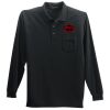 Long Sleeve Polo with Pocket Thumbnail