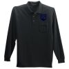 Long Sleeve Polo with Pocket Thumbnail
