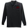 Long Sleeve Polo with Pocket Thumbnail
