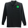 Long Sleeve Polo with Pocket Thumbnail