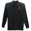 Long Sleeve Polo with Pocket Thumbnail