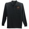 Long Sleeve Polo with Pocket Thumbnail