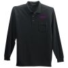 Long Sleeve Polo with Pocket Thumbnail