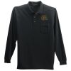 Long Sleeve Polo with Pocket Thumbnail