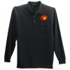 Long Sleeve Polo with Pocket Thumbnail